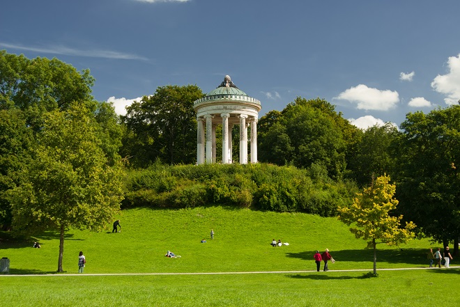 Englischer Garten in München 			