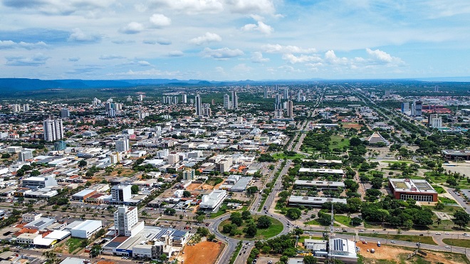 Palmas, Tocantins. Imagens aéreas da cidade