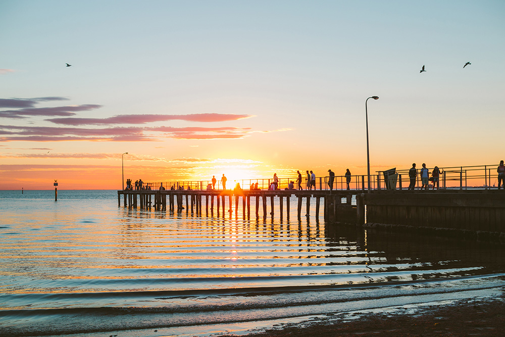 St. Kilda at sunset