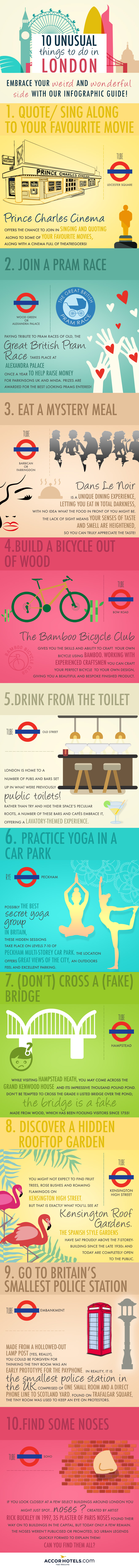 unsual things to do London