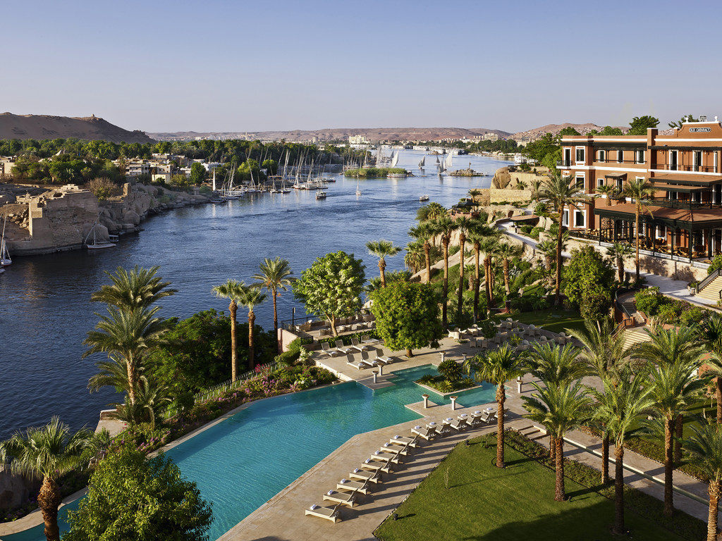 Step into the legendary site where King Fouad once entertained and Agatha Christie sipped cocktails: the 5-star Sofitel Legend Old Cataract Aswan Hotel. In the Nubian Desert on the banks of the Nile, opposite Elephantine Island, the majestic hotel sits on a pink granite cliff overlooking the world's longest river. This ravishing hotel with its legendary guest list of royals and dignitaries is both ideal for romantic getaways, and a perfect venue for small summits and corporate meetings.