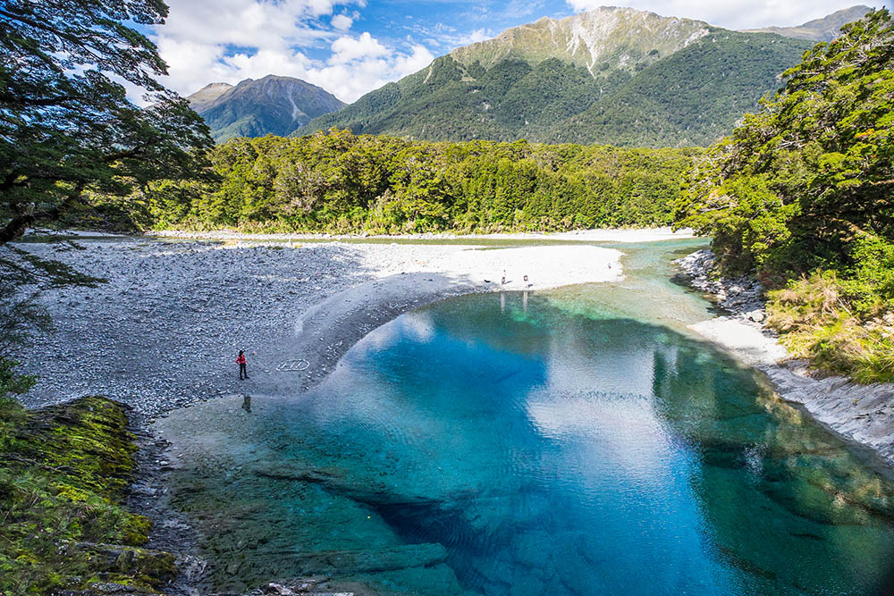 Blue Pools Track, New Zealand