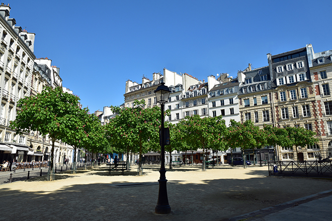 Ein Wochenende in Paris mit Ruhe: Place Dauphine