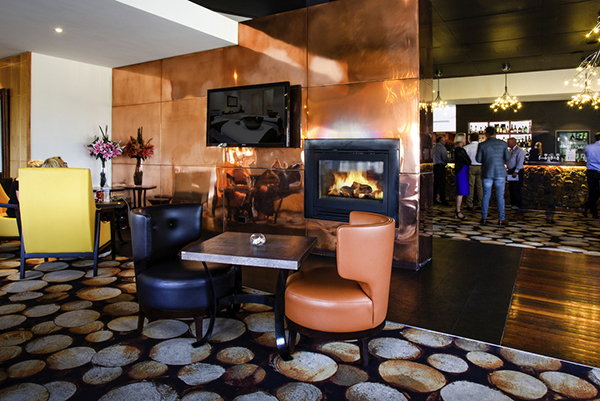 Cosy fireplace at Fairmont Resort & Spa Blue Mountains by MGallery