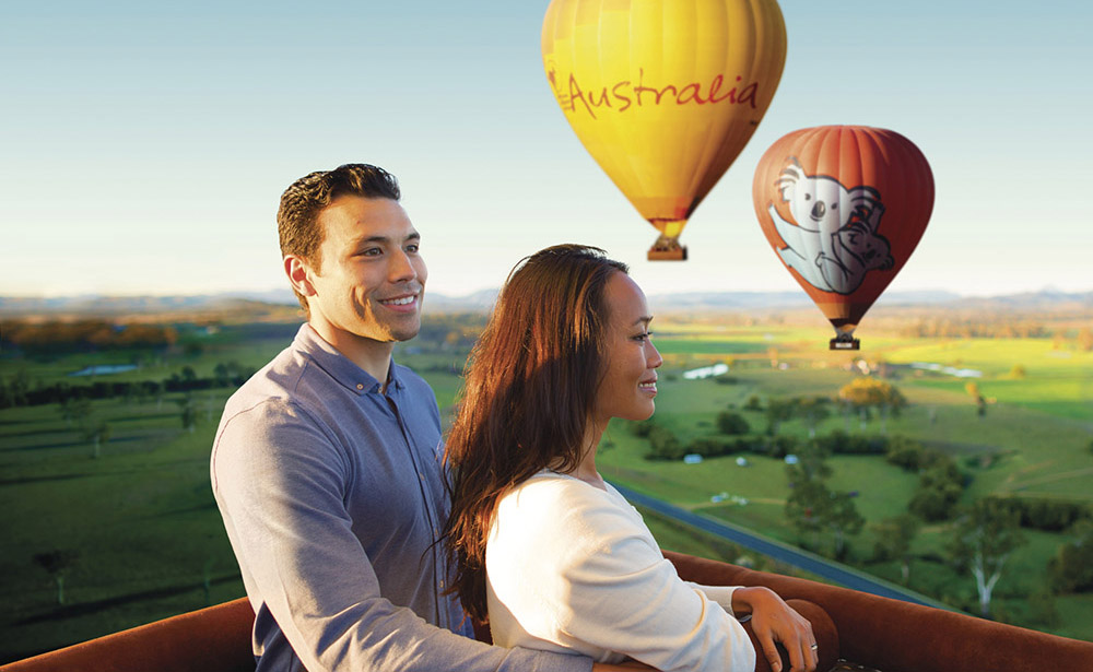 hot air ballooning tourism australia