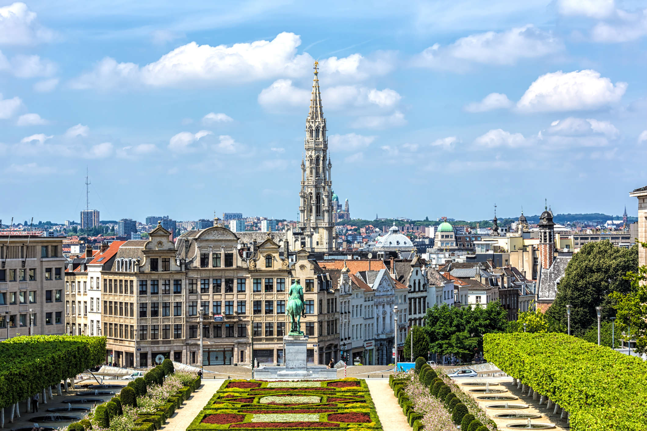 Una piacevole vista di Bruxelles