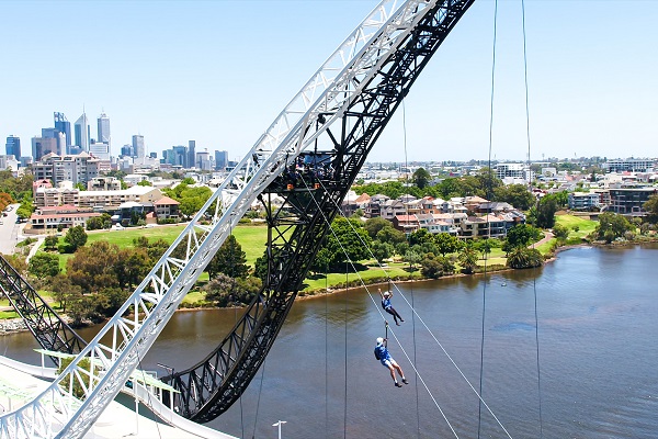Matagarup Bridge Zip+Climb Perth