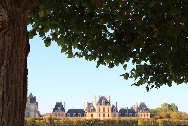 Vue sur le château de Fontainebleau