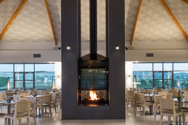 Cosy fireplace setting at Novotel Barossa Valley Resort 