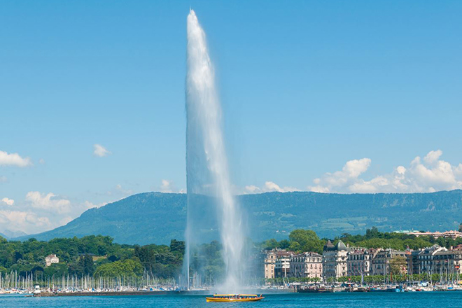 Brunnen Genf