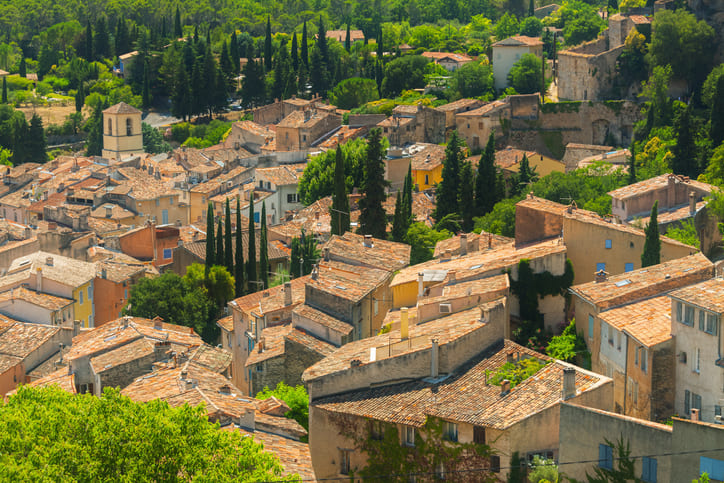 Les toits de Cotignac en Provence