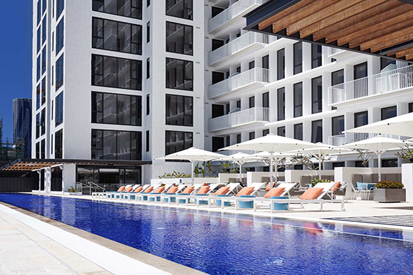 The Johnson Brisbane - Art Series stands out when it comes to hotels with pools. Swim laps or laze on the pool deck